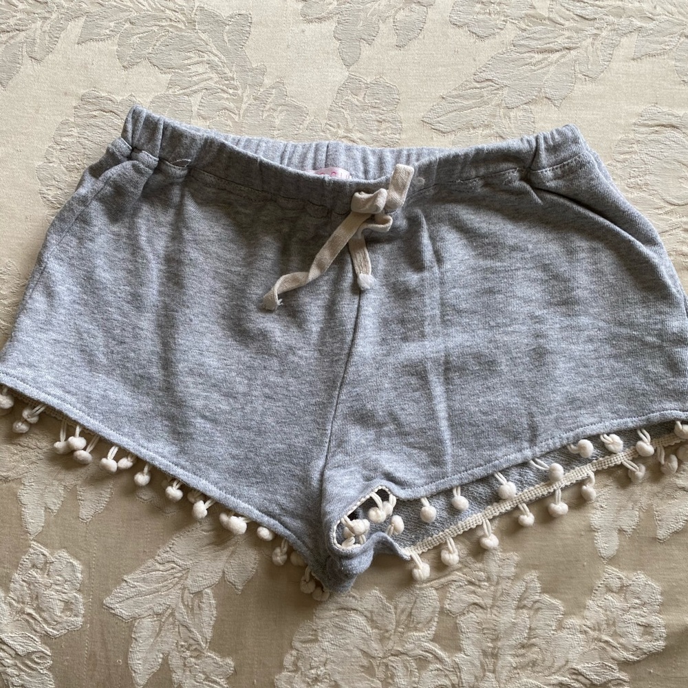 me.n.u Girls Shorts with Pom Poms Size 12
